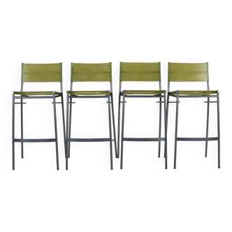 Set of four barstools by Tito Agnoli for Pierantonio Bonacina