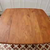 ERCOL folding dining table in solid elm
