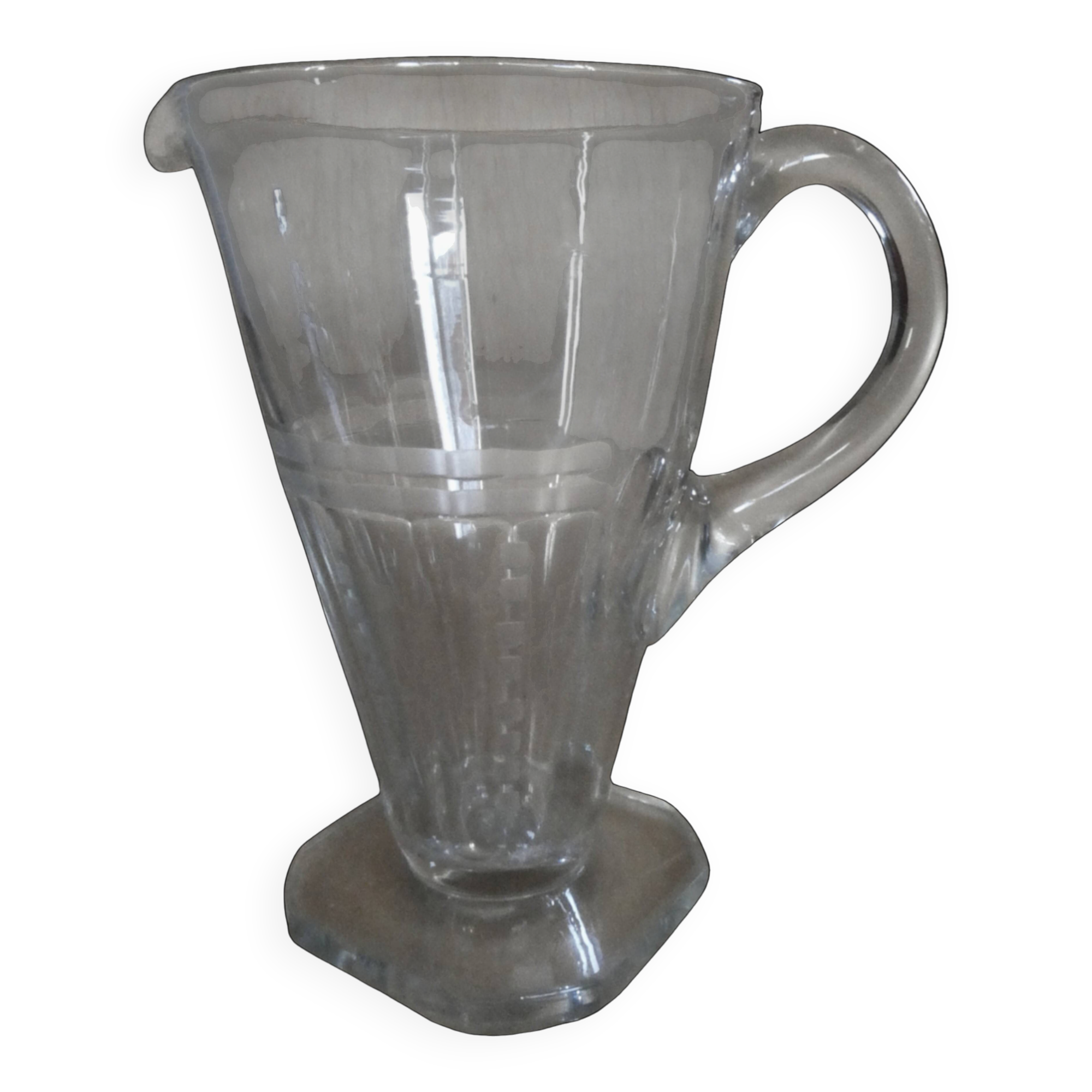 Art Deco crystal carafe,