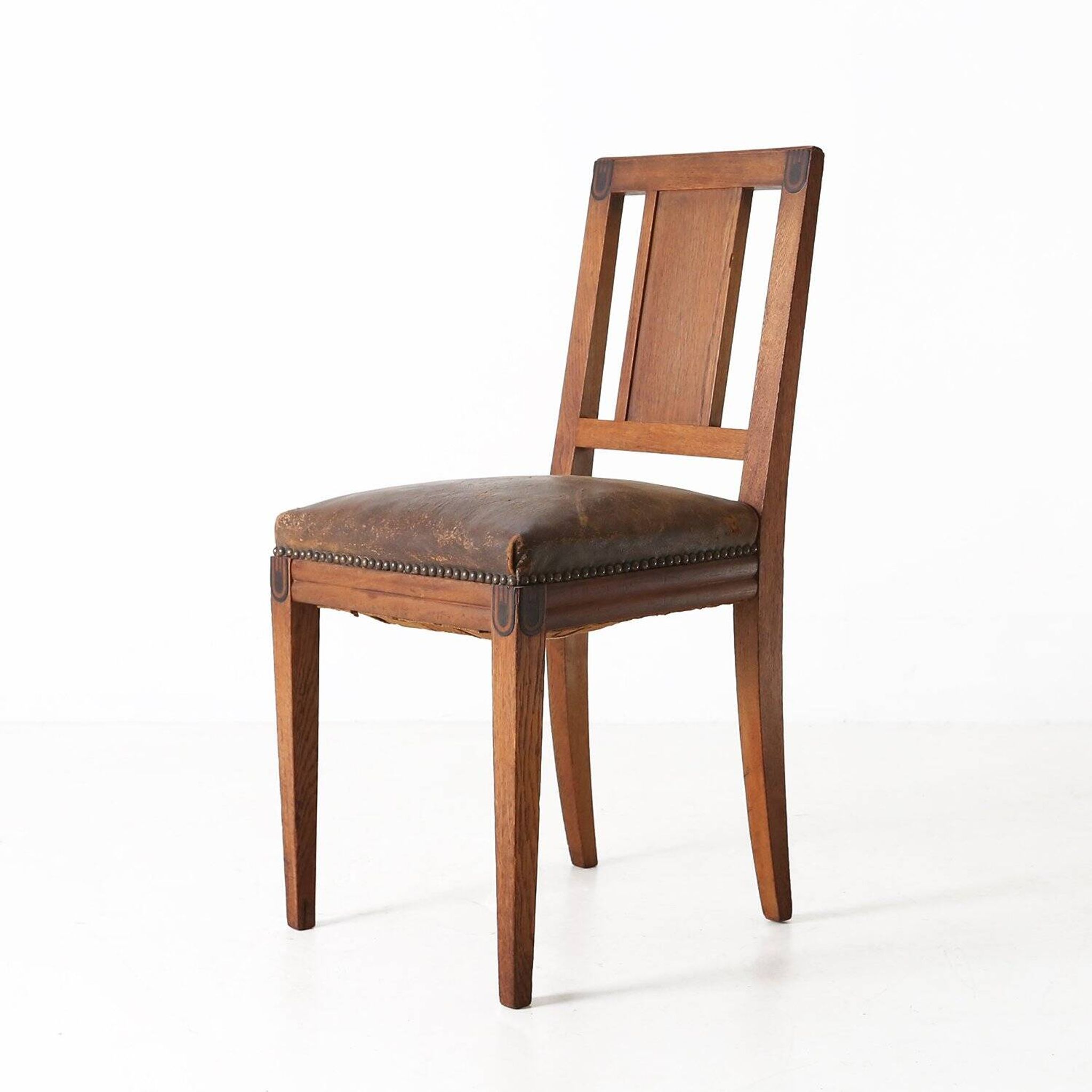 Art Deco Side Chair by Maurice Dufréne, France ca. 1925