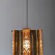 Hollywood Regency brass pendant by Vitrika, Denmark circa 1970.