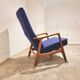 Fauteuil lounge inclinable à dossier haut "Rock Siësta" par A. Relling et T. Bekken Arnestad Bruk, Norvège 1957