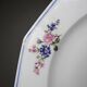 4 Bernardaud Limoges porcelain dinner plates with floral decoration, 1920s-1950s