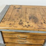 Vintage Grey Industrial Chest of Drawers, 1960s