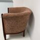 Fauteuil en forme de tonneau années 20-30