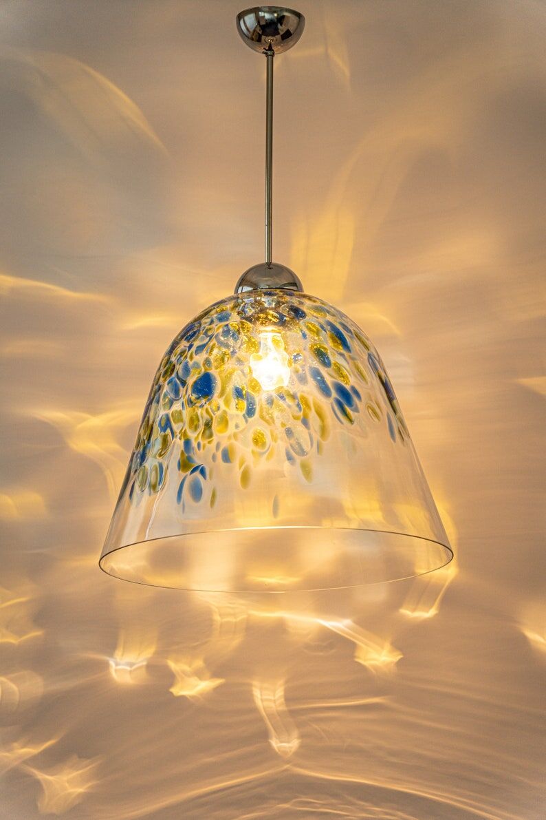 Murano glass pendant lamp designed by Kalmar Austria 1970s