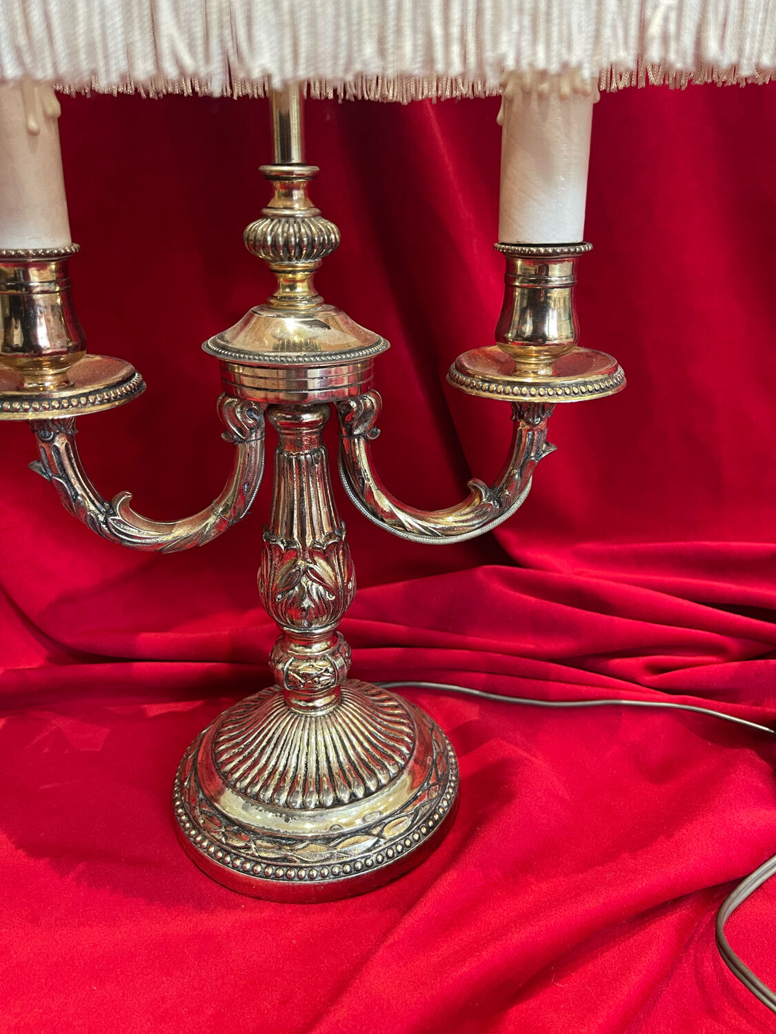 Louis XVI style hot water bottle lamp