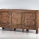 Antique wooden three-door sideboard (circa 1920)