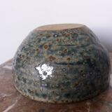 Empty pocket bowl in stoneware signed CG
