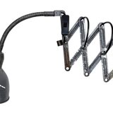 Grey Industrial Scissor Wall Lamp from Elektroinstala, 1960s