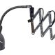 Grey Industrial Scissor Wall Lamp from Elektroinstala, 1960s