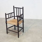 1930s Bobbin easy chair - High back