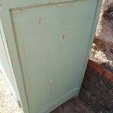 Armoire parisienne patine ancienne menthe