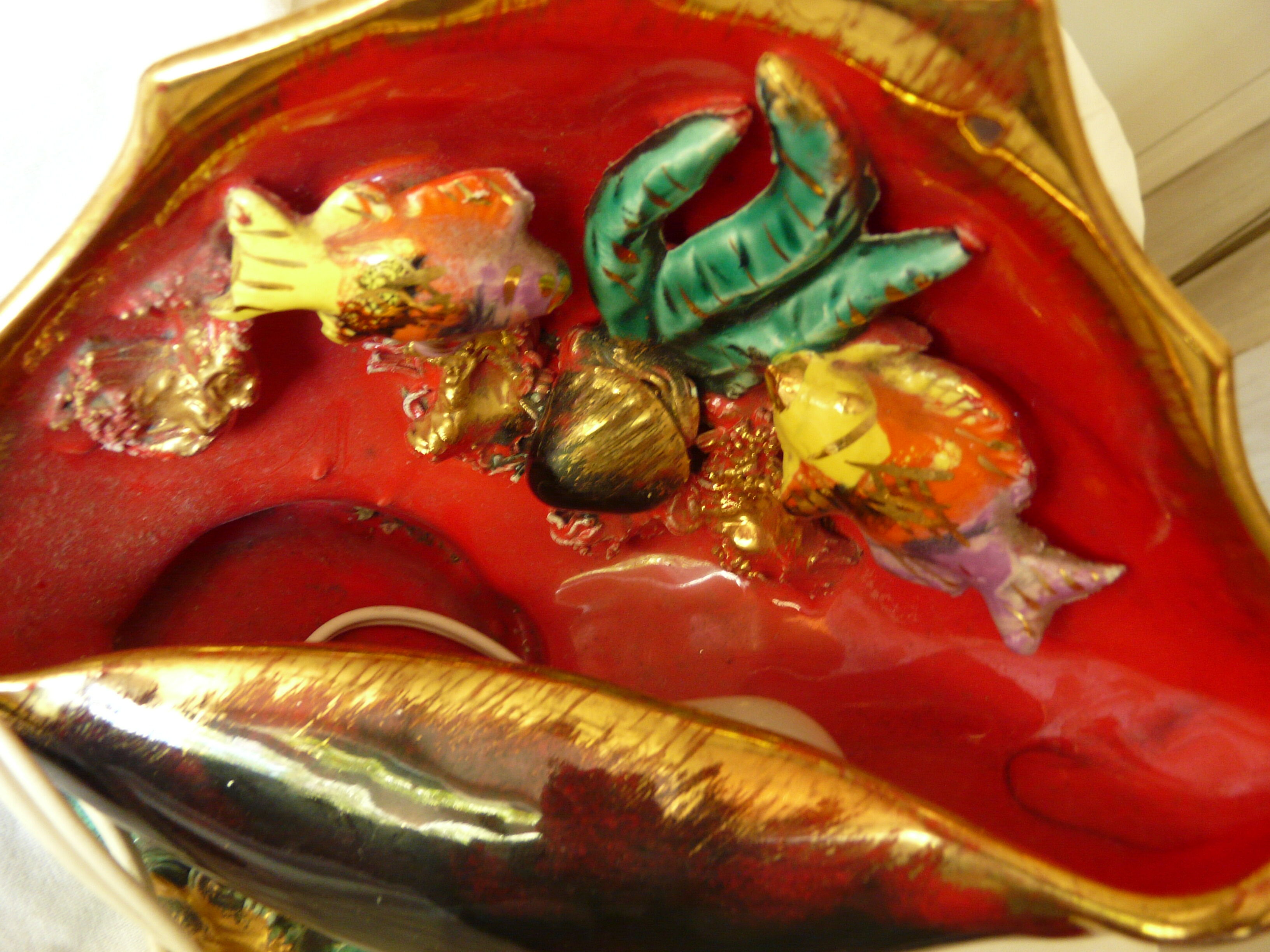 Vintage Vallauris lamp 60s 70s