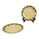 Pair of Art Deco dessert plates Badonviller, 1920/1930