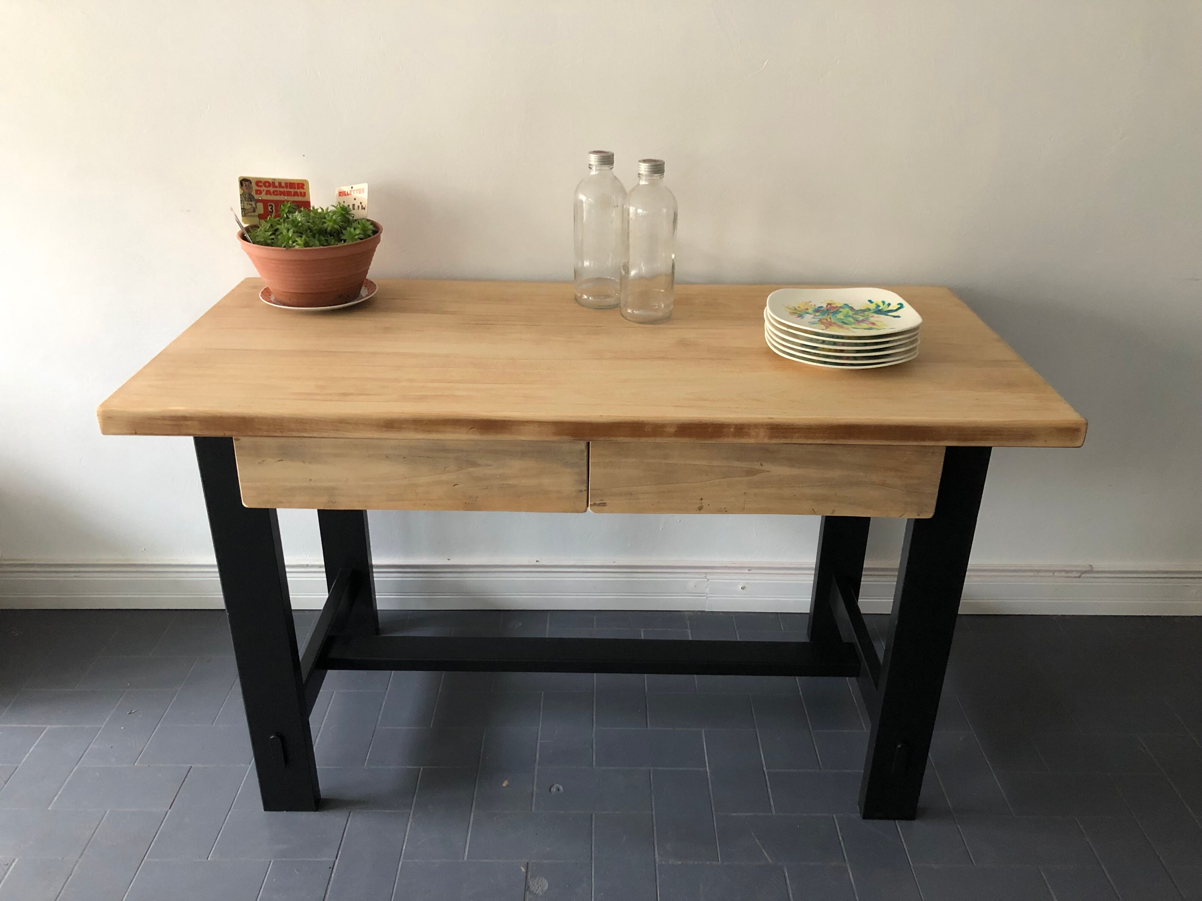 Vintage farm table