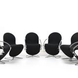 Verner Panton for Fritz Hansen 1973 Series 1-2-3 Butterfly Base