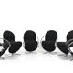 Verner Panton for Fritz Hansen 1973 Series 1-2-3 Butterfly Base