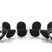 Verner Panton for Fritz Hansen 1973 Series 1-2-3 Butterfly Base