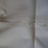 Lot d'un drap et ses 2 taies d'oreiller assorties monogrammés RR