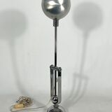 Mid-century Modern Italian chrome counterweight table lamp from 70s