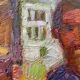 A.Eres Vintage Original Oil on canvas Painting, Expessionist, Signed 1976