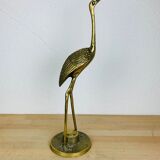 Golden brass heron