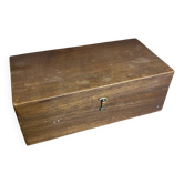 Antique wooden box with vintage clasp