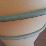 Vase verre jaune murano