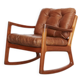 Mid-Century Senator Rocking Chair by Ole Wanscher for CADO