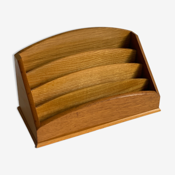 Mail holder wood