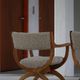 Henning Kjærnulf, Oak and lambswool armchair, "Kurul" model, Mid-century, 1960s