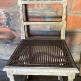 Old carved wood chairs