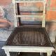 Old carved wood chairs