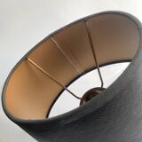 Bronze lamp, 2M fabric cable, sewn lampshade.