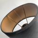Bronze lamp, 2M fabric cable, sewn lampshade.