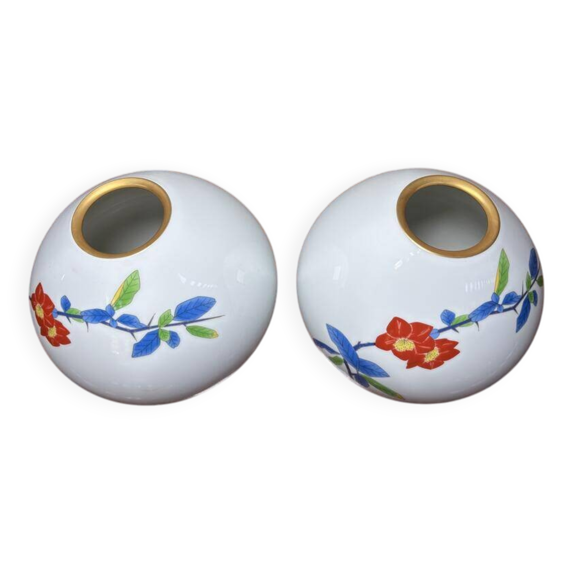 Paire de vases boule