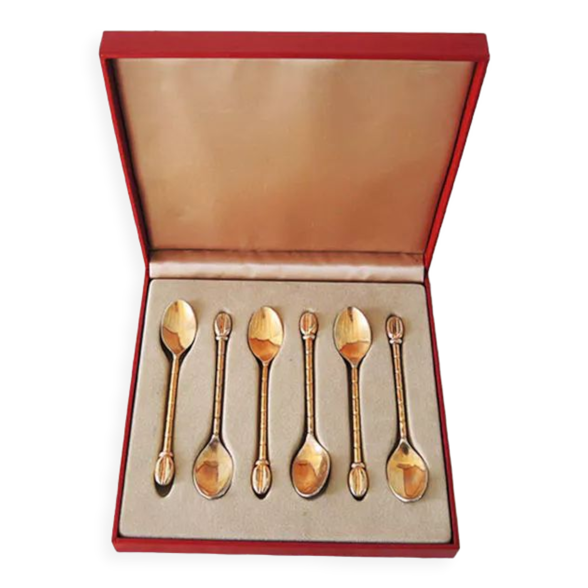 Coffret de 6 anciennes cuillères à café