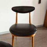 Pair of chairs  Baumann modèle "pégase"