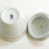 Baudour porcelain sugar bowl