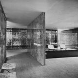 Barcelona chair and ottoman Knoll original — Mies van der Rohe