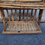 Rattan shelf