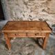Antique French side table from the 19th century in cherry and oak – circa 1870
