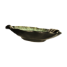 Coupe ondulée céramique noire irisée