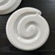Duo of spiral dishes
