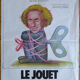 Affiche cinéma originale "Le jouet" Pierre Richard