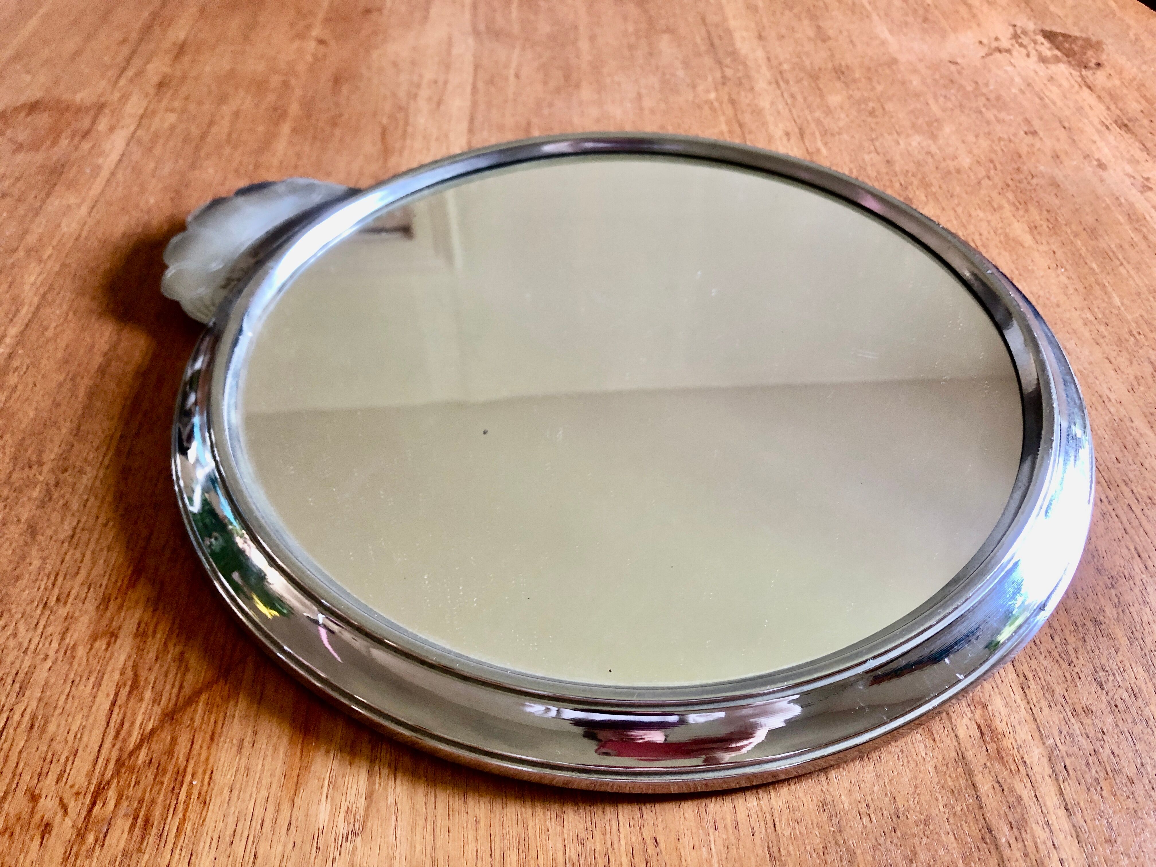 Metal mirror tray 1930 1940