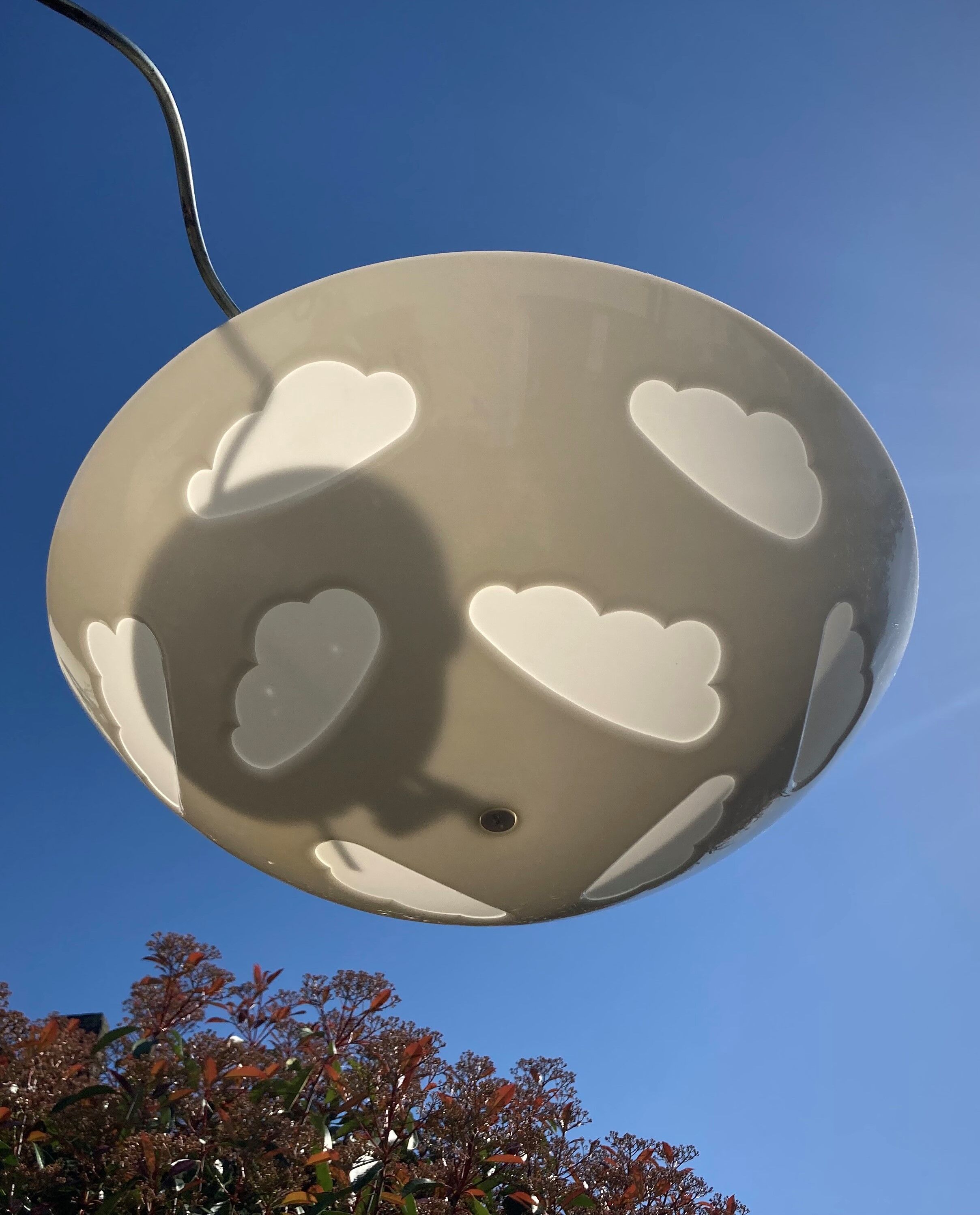 White cloud ceiling lamp Ikea Skojig