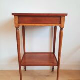 Vintage solid wood side table