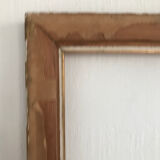 Cadre en bois doré sculpté 52x68,5 cm